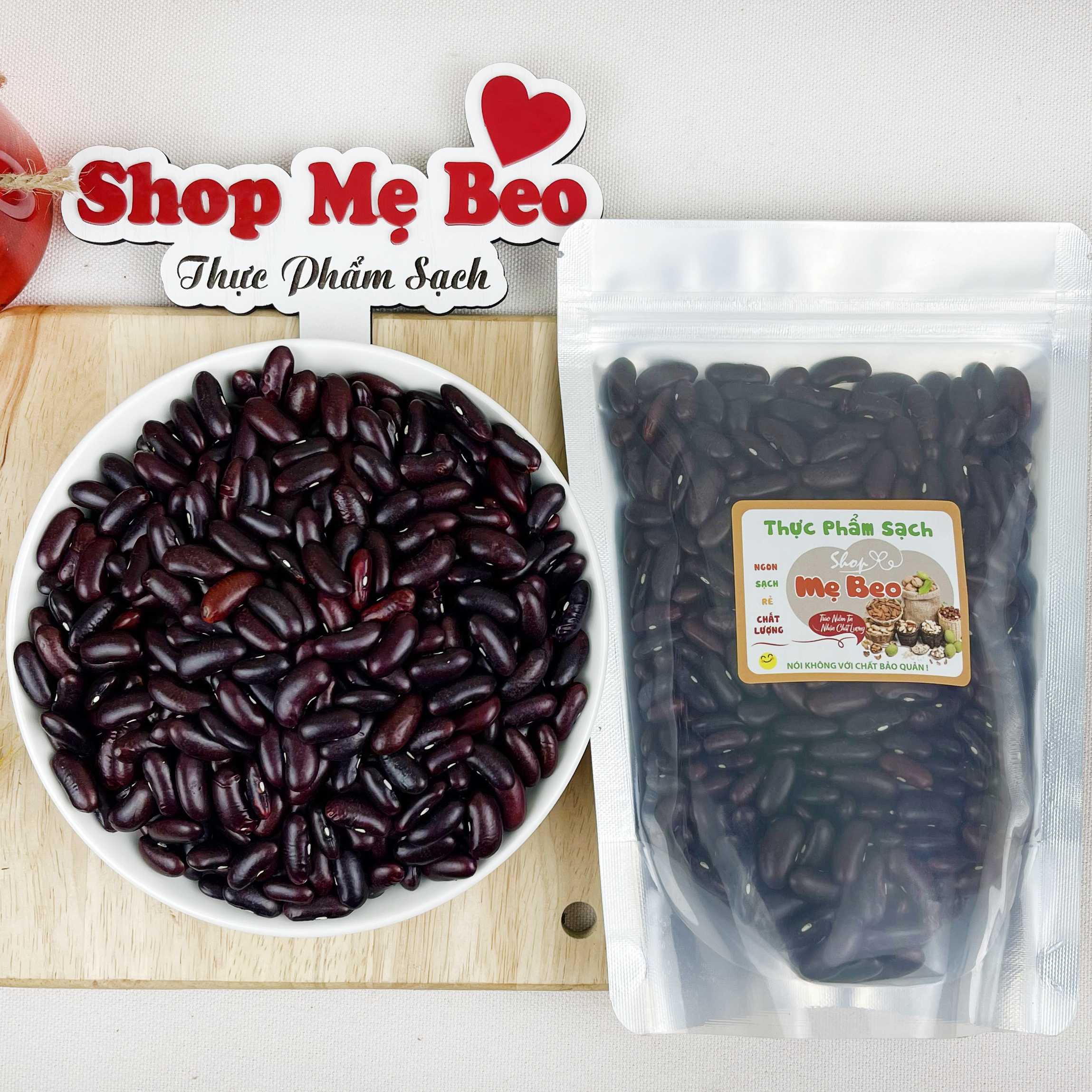 Hạt Đậu Đỏ To Sạch Shop Mẹ Beo