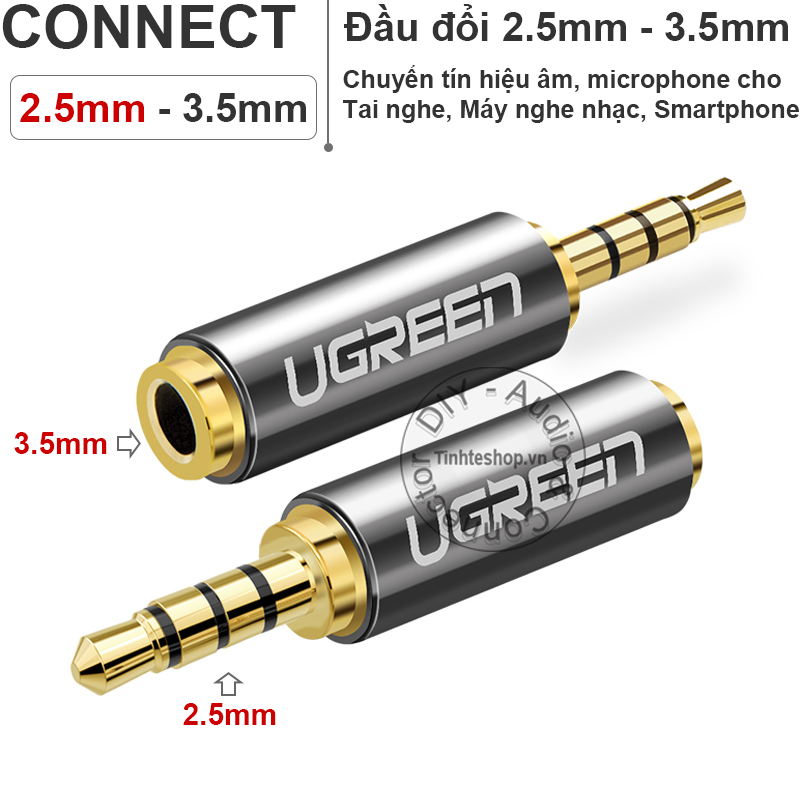 Audio jack 2.5mm male to 3.5mm female connector UGREEN 20501