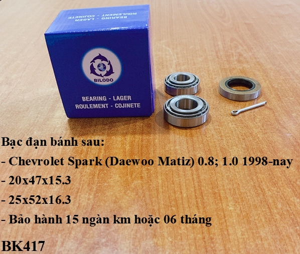 Bạc đạn bánh sau Chevrolet Spark (Daewoo Matiz) 1998-2018