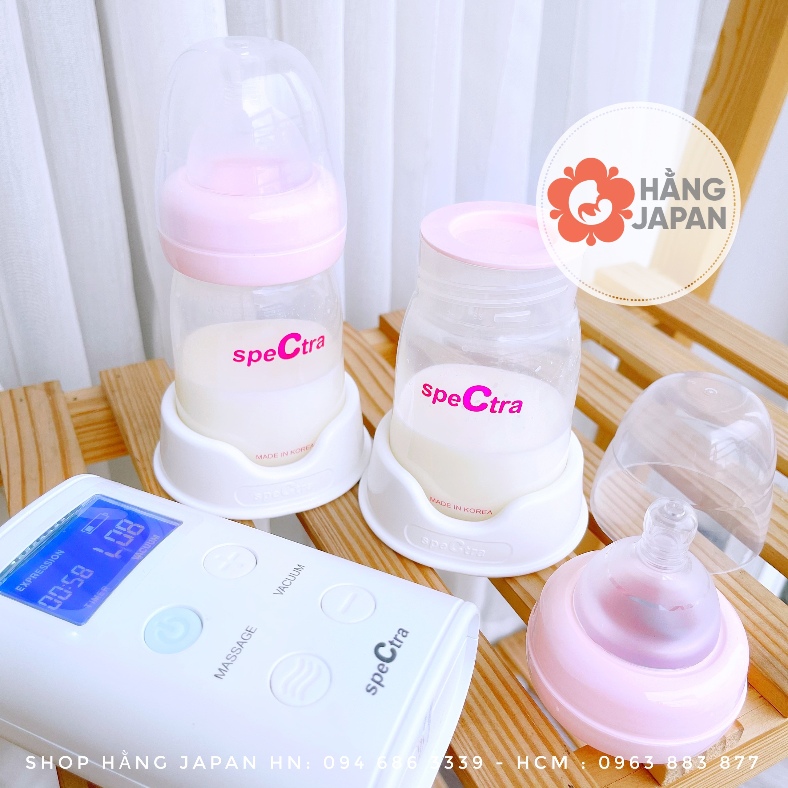 Máy hút sữa điện đôi Spectra 9 Plus - Bảo Hành 12 Tháng