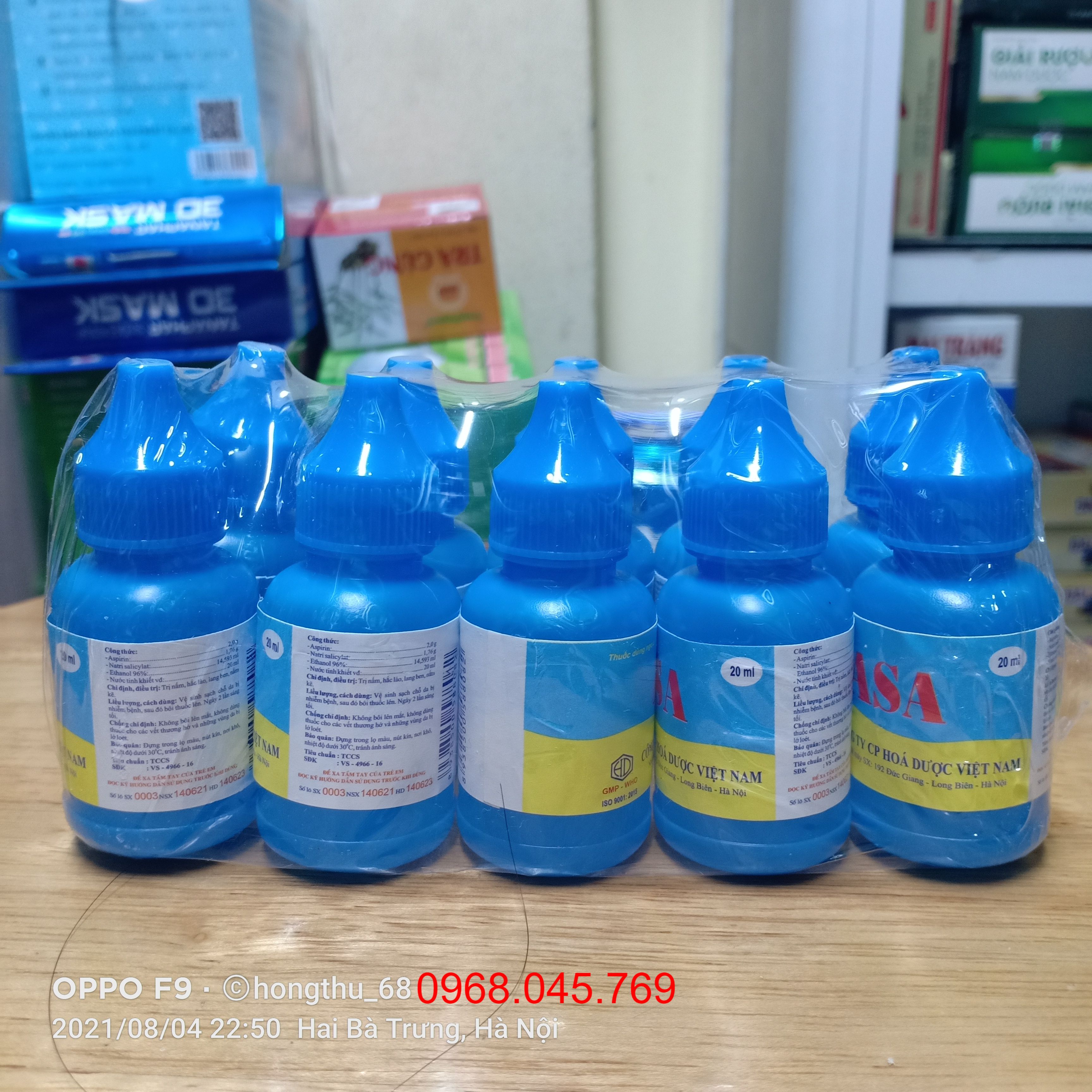 Cồn hắc lào lang ben ASA 10ml/20ml...