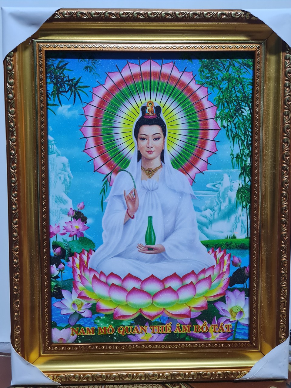 [ Tuyển sỉ ] Tranh điện Quan Âm Bồ Tát ngồi