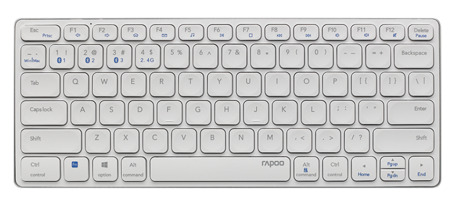 Rapuo e9050g wireless keyboard (wireless/Bluetooth 3.0/ 5.0/wireless 2.4GHz) -authentic