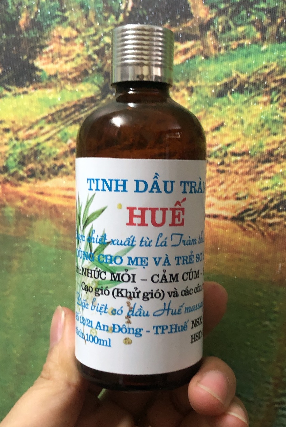 Dầu tràm loại 1 chai tròn 100ml