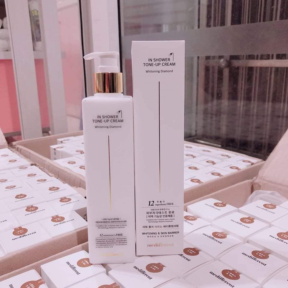Sữa Tắm Trắng Da Medifferent In Shower Tone Up Cream 3 trong 1 Hàn Quốc