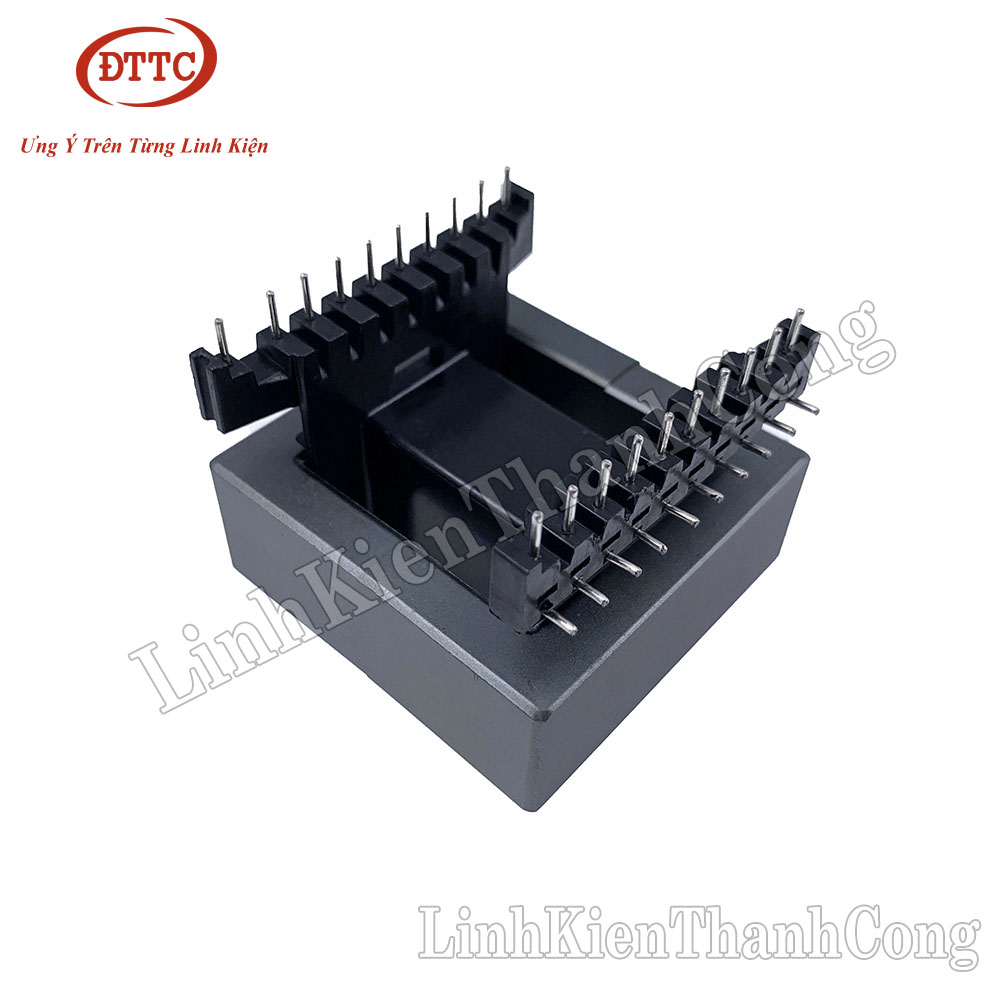 Biến Áp Xung EE55 Nằm (10+10) Lõi Hở