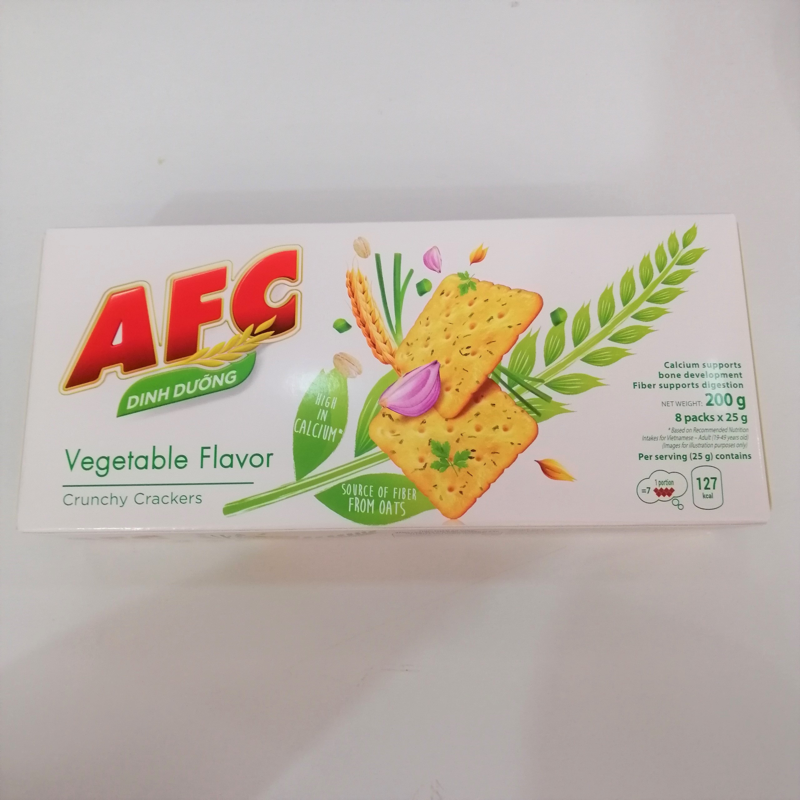 Afc Vegetable Nutrition Cracker (172g Box)