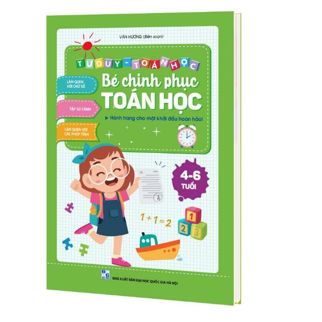 Bé Chinh Phục Toán Học 124trang (phiên bản mới nhất 2021)