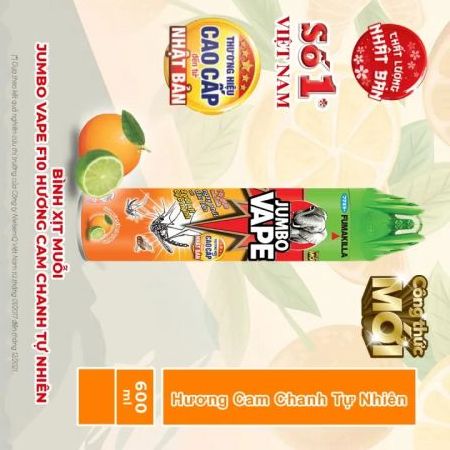 BÌNH XỊT MUỖI JUMBO VAPE 600ML
