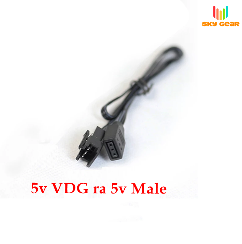 Cáp chuyển led 5v vdg 5v 3pin 12v 4pin