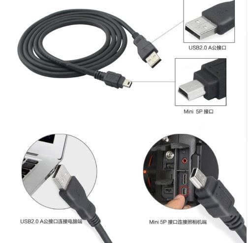 Cáp usb ra hình thang