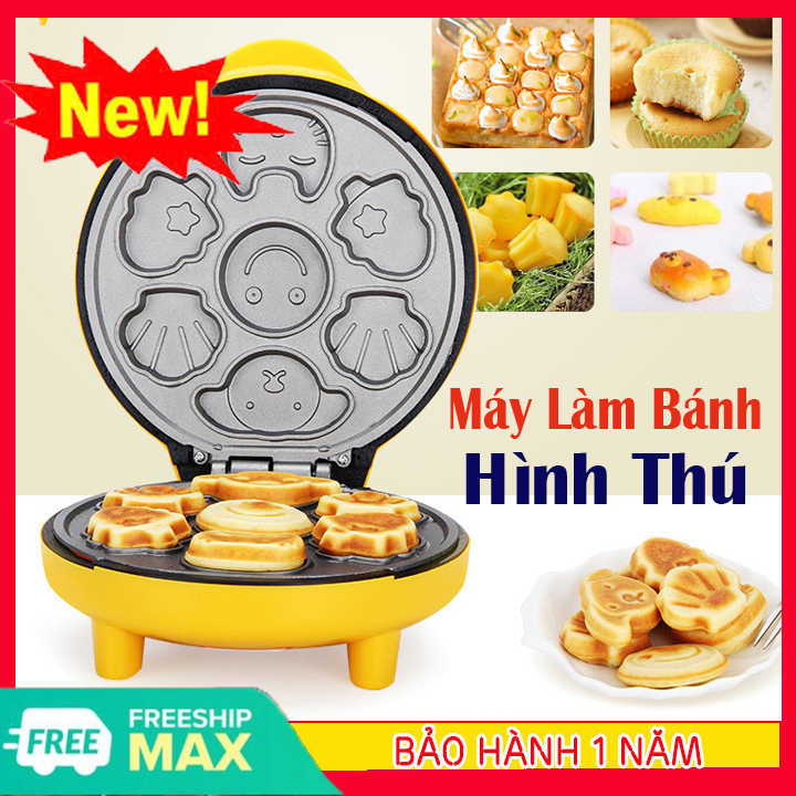 Máy nướng bánh hình thú Magic, máy làm bánh hình thú ngộ nghĩnh cao cấp, tiết kiệm điện năng, an toàn dể sử dụng.