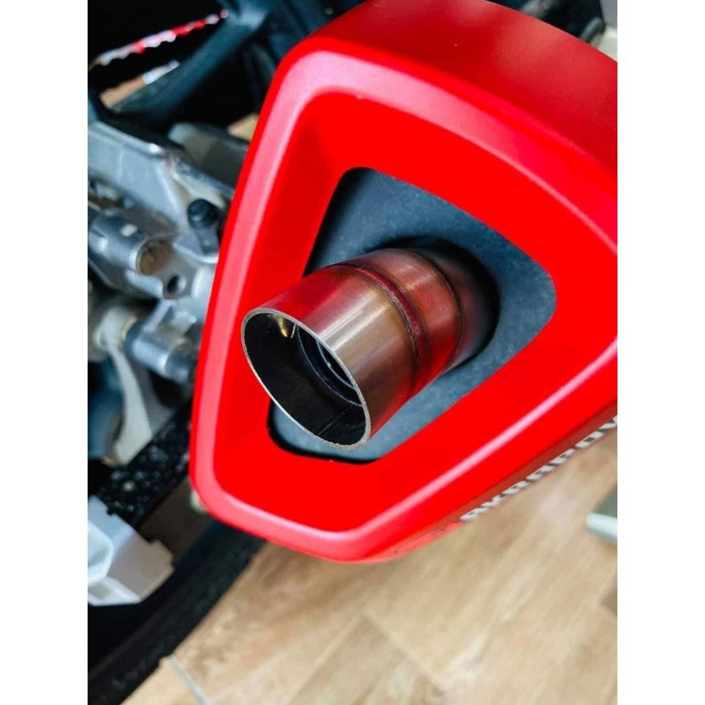 Chụp pô Winner X Sơn tĩnh điện và iNox, Chụp ống xả (Mẫu 2021)