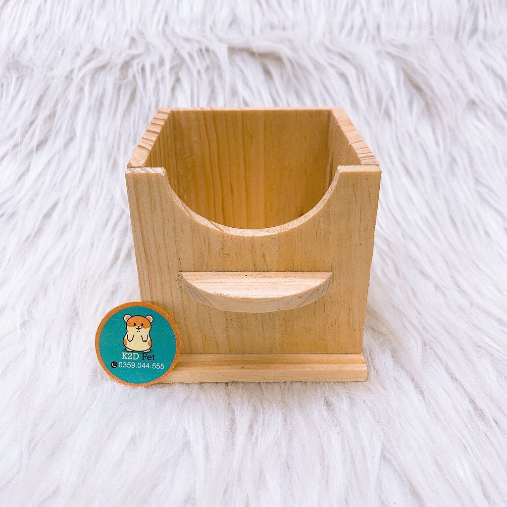 [Hoàn tiền 10%]Bồn tắm, nhà tắm gỗ cho hamster