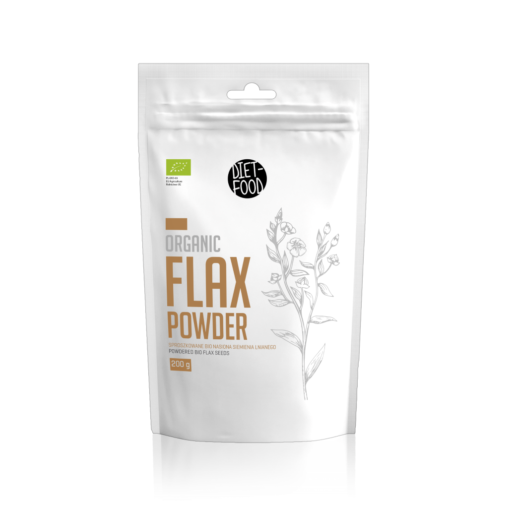 Bột hạt lanh hữu cơ diet food organic flax seed powder 200g