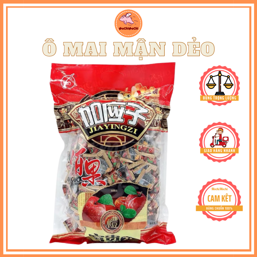 1 gói Ô Mai  Mận dẻo tẩm Mật Ong 500g chua chua ngọt ngọt, ăn là nghiền