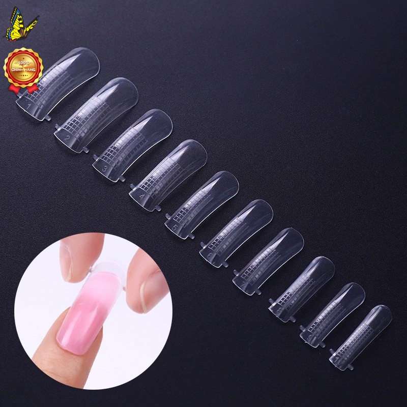 Móng úp gel gôm hộp 100 móng