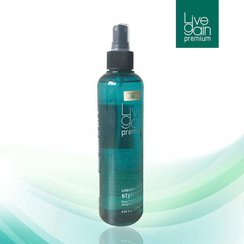 Keo Xịt Cứng Livegain Premium Styling Mist 250ml Hàn Quốc giá rẻ