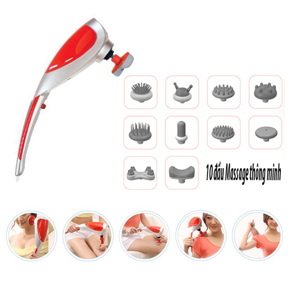 Máy matxa cầm tay 10 đầu