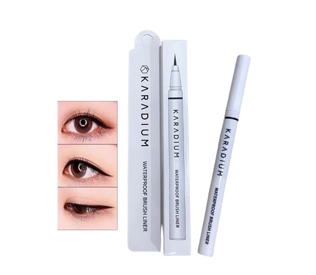Kẻ Mắt Karadium Waterproof Brush Liner Black