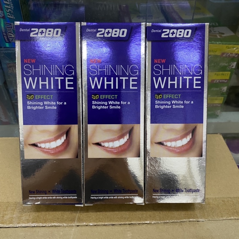 Kem Đánh Răng Cao cấp  2080 Shining White 3D Effect 100g