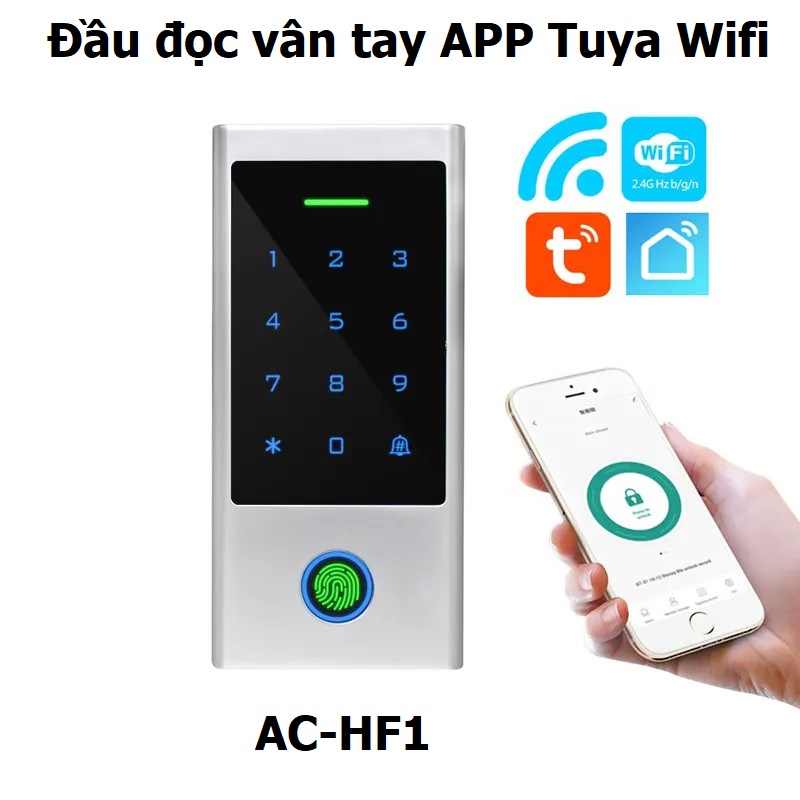 Đầu đọc vân tay App Tuya và TTlock
