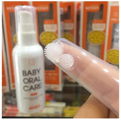 [HCM]Nước rơ lưỡi vệ sinh răng miệng Wesser cho bé (baby Oral Care) - 80g