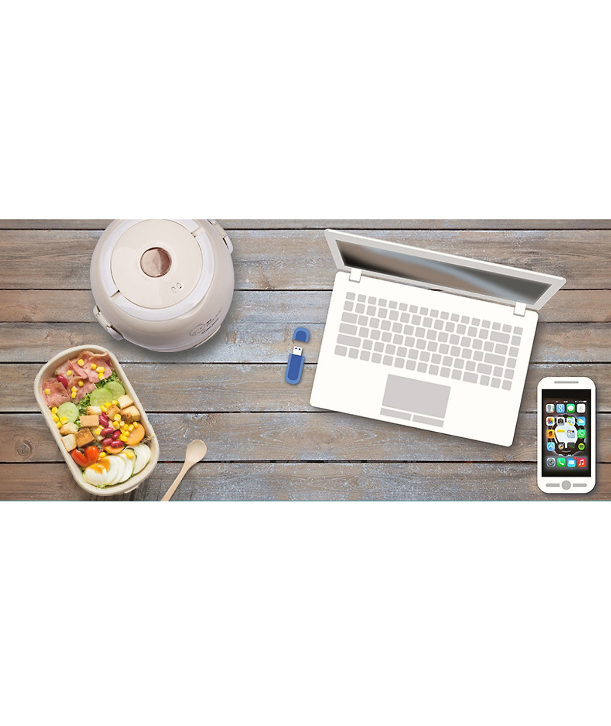 Hộp Đựng Cơm - Hộp Ủ Cơm - Nồi Hấp Cơm Mini - Nồi Hấp Mini - Nồi Cơm Mini