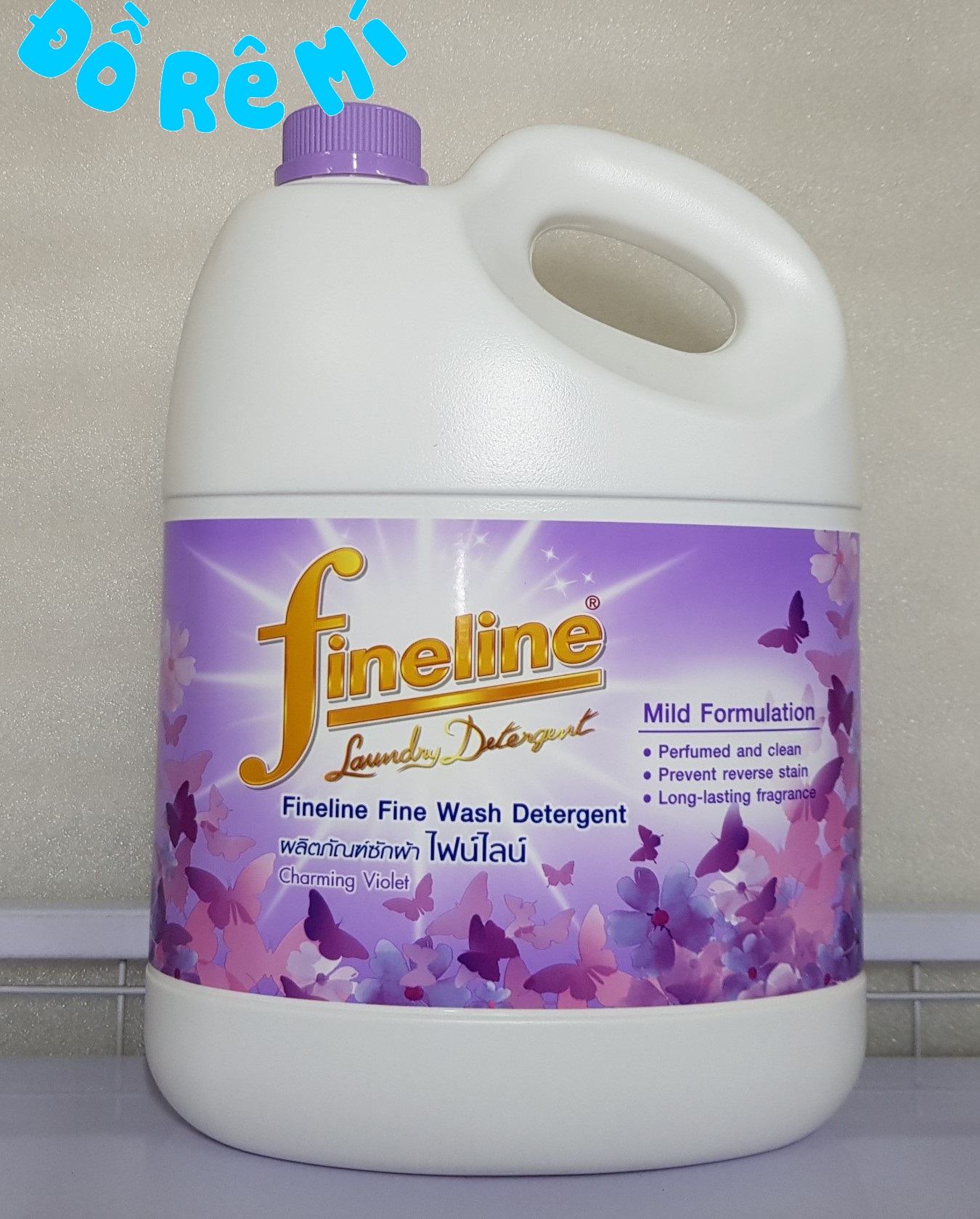 [HCM]Combo 2 can nước giặt Fineline 3000ml màu tím