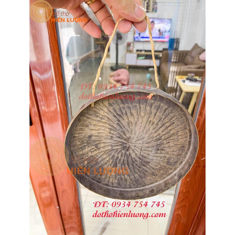 Thanh la bằng đồng đường kính 20cm