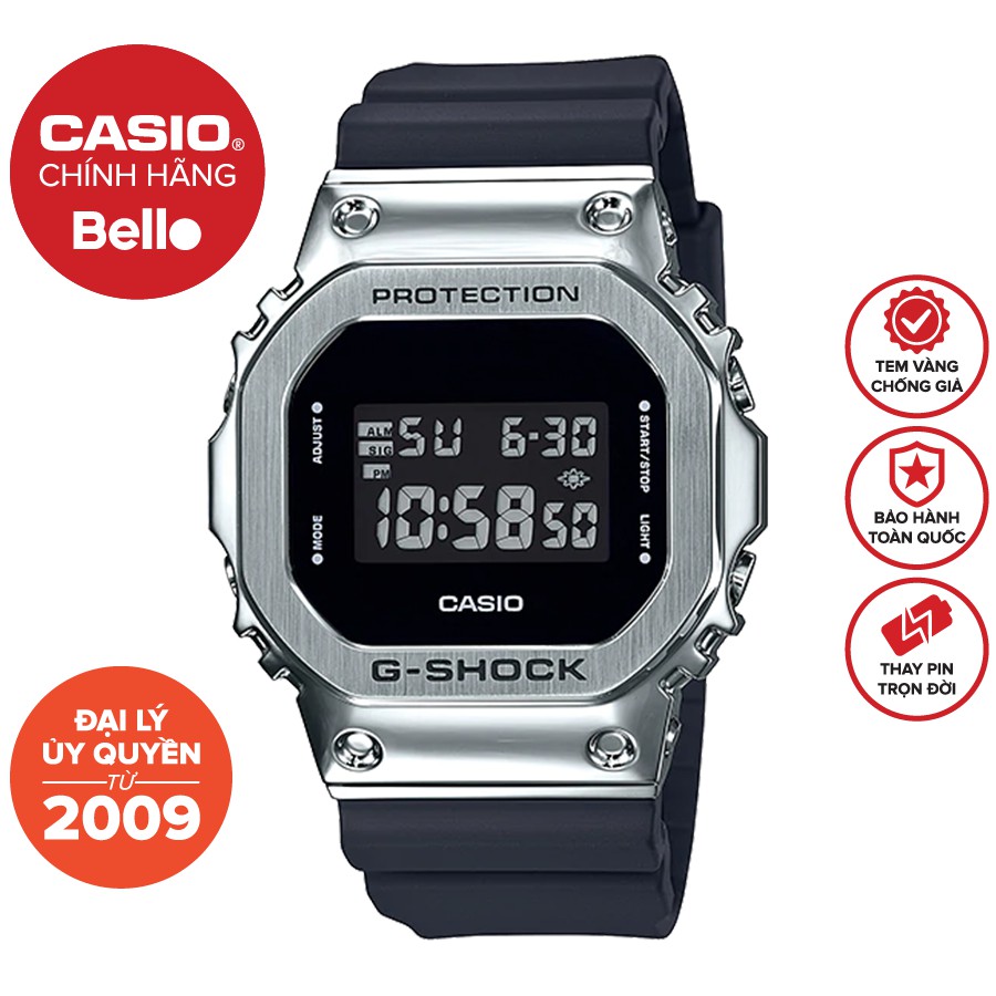 Đồng hồ Casio G-Shock Nam GM-5600-1 bảo hành chính hãng 5 năm - Pin trọn đời