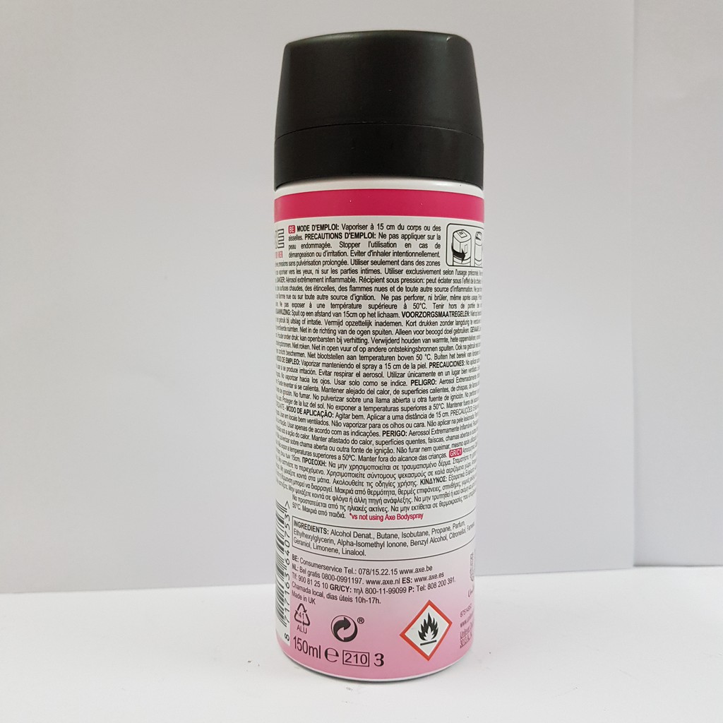 Xịt khử mùi Axe ( nữ) Anarchy for her 150ml