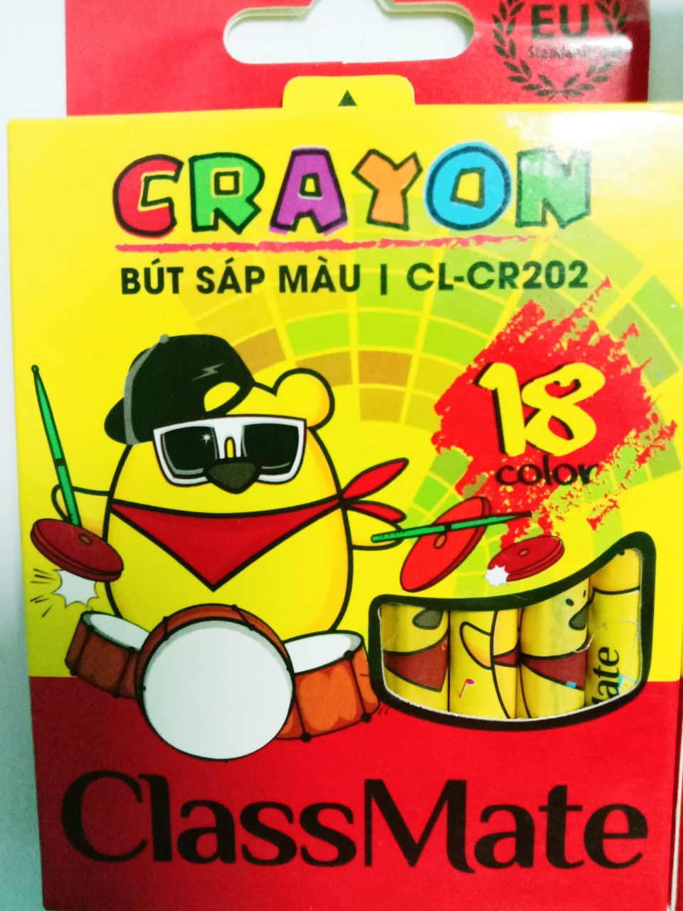 Bút sáp 12, 18, 24 màu ClassMate CR201-202-203