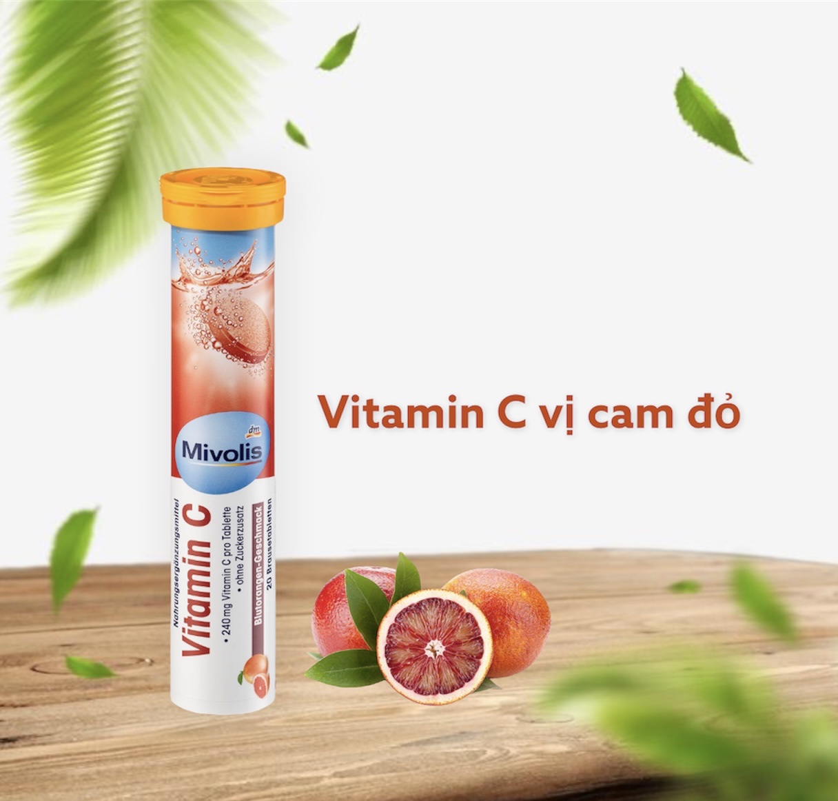 [HCM] Viên sủi Mivolis - Đức - TĂNG SỨC ĐỀ KHÁNG