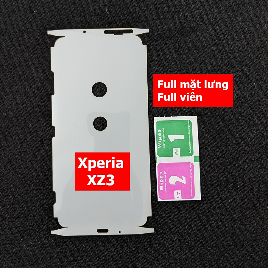 Miếng dán ppf full viền sony xperia xz3