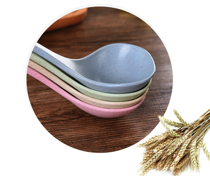 Thìa/ vá múc canh lúa mạch bản lớn 24x8cm b044