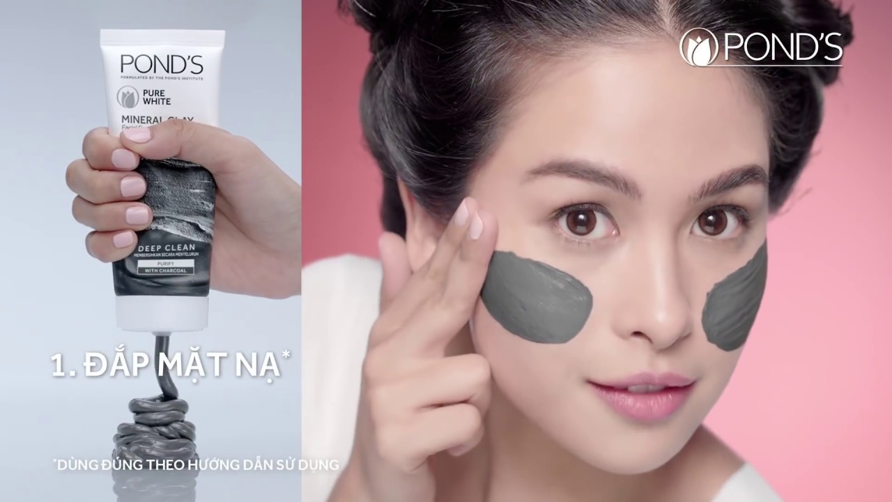 Sữa Rửa Mặt Pond's Đất Sét Khoáng Detox Dạng Hạt (90g)