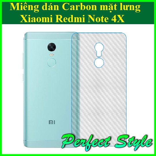 Combo 2 Dán Dẻo Nano + Dán Carbon Xiaomi Note4x ( Tặng Ốp Silicon )
