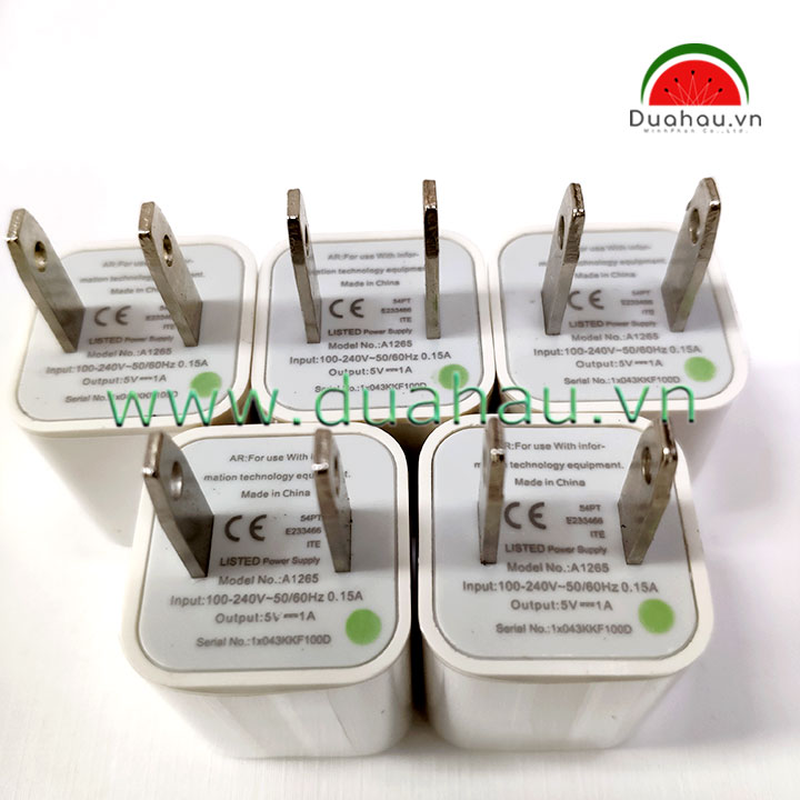 [HCM]Củ sạc 5V-1A cổng USB sạc điện thoại đồng hồ