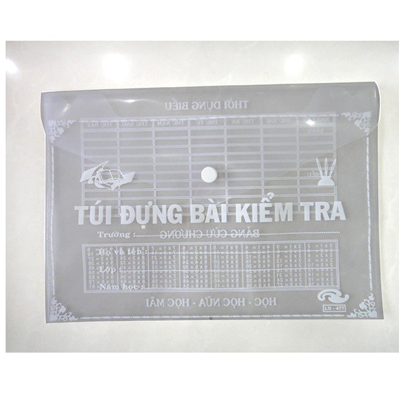 TÚI ĐỰNG BÀI KIỂM TRA DÀY (1 cái)