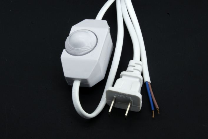 Dây điện chiết áp Dimer đèn dây tóc, đèn xông tinh dầu, 1m7 có chui cắm