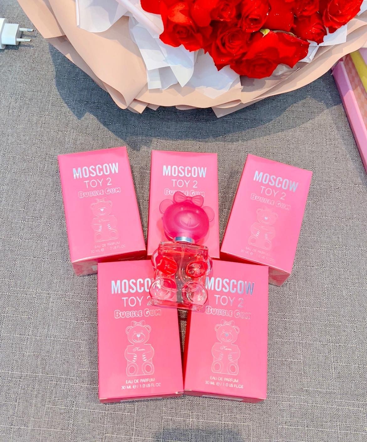 Nước hoa nữ gấu hồng Moschino