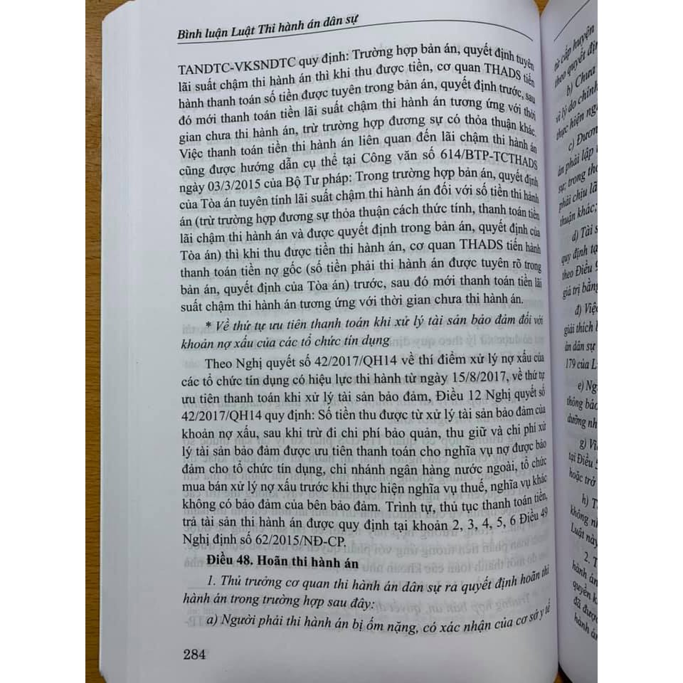 Sách - Bình luận thi hành án dân sự