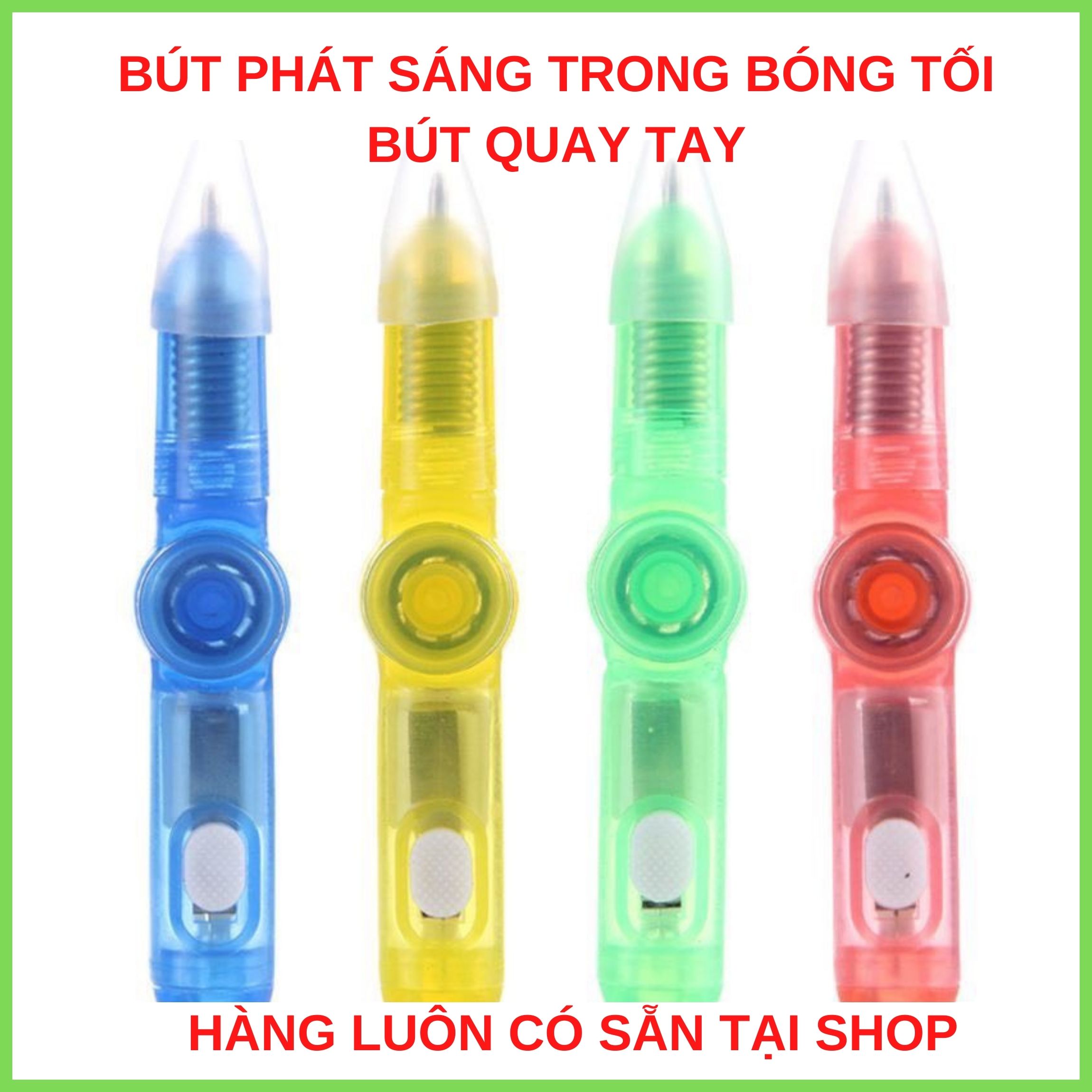 Bút Xoay Có Đèn Led, Hình Con Quay Phát Sáng ,Giúp Giảm Căng Thẳng Độc Đáo.