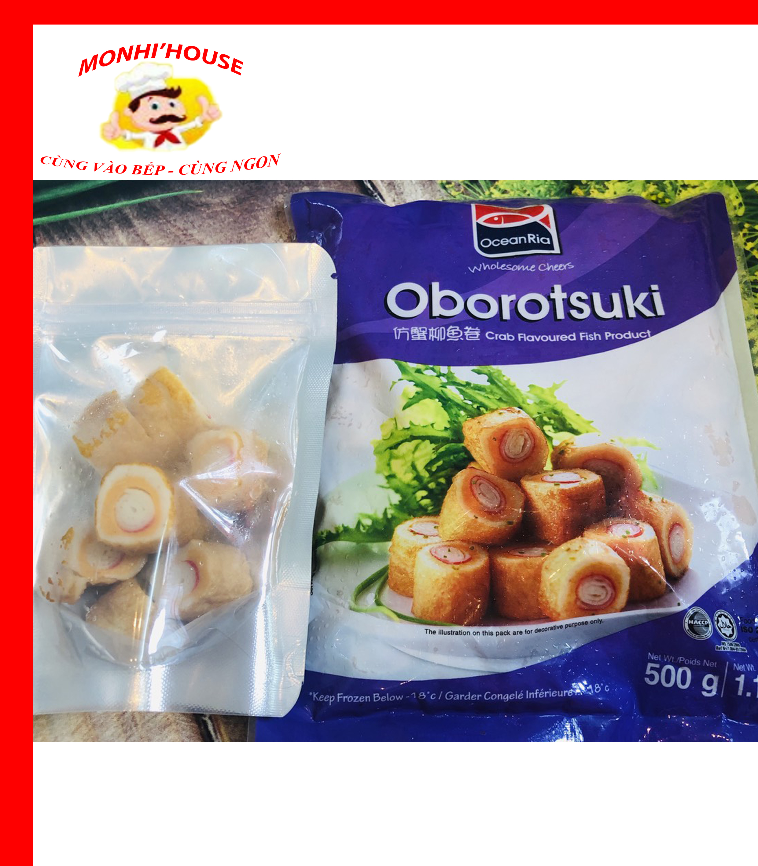 100g Chả cá cuộn thanh cua Malaysia