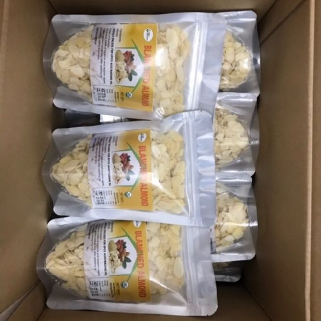 500g nhân hạnh nhân thái lát