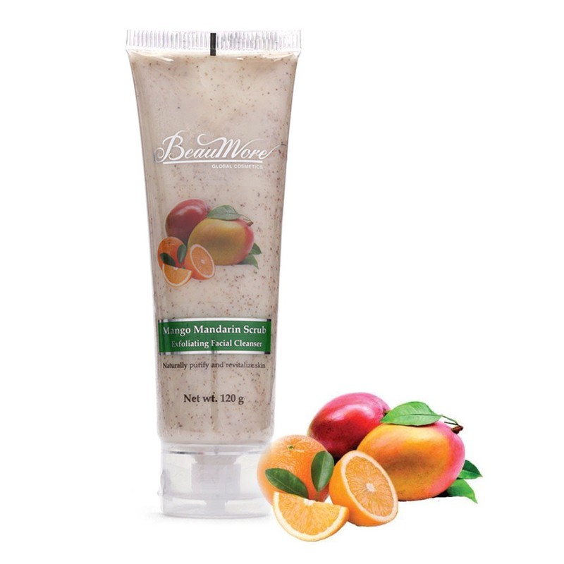 Sữa Rửa Mặt Hạt Mơ BeauMore Episode Scrub Foam Cleansing White 120g
