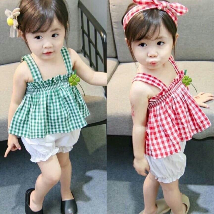 set 2 bộ 2 dây cho bé gái