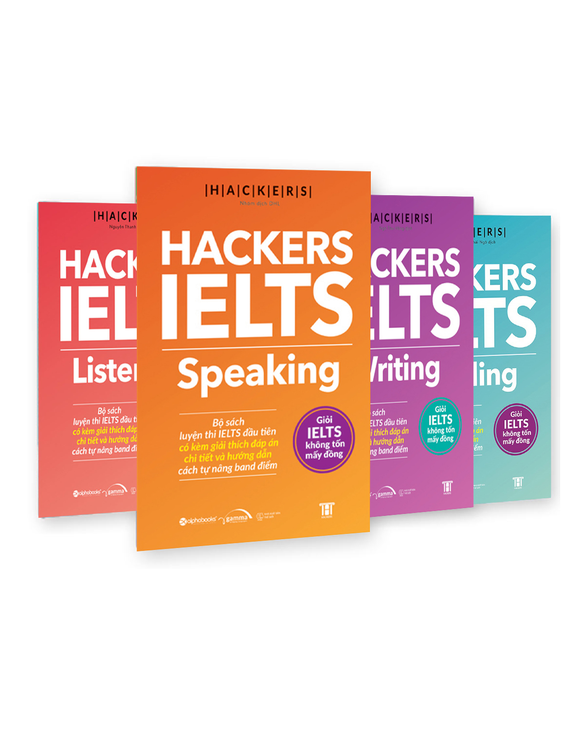 Sách - Combo Hackers IELTS (4 cuốn)