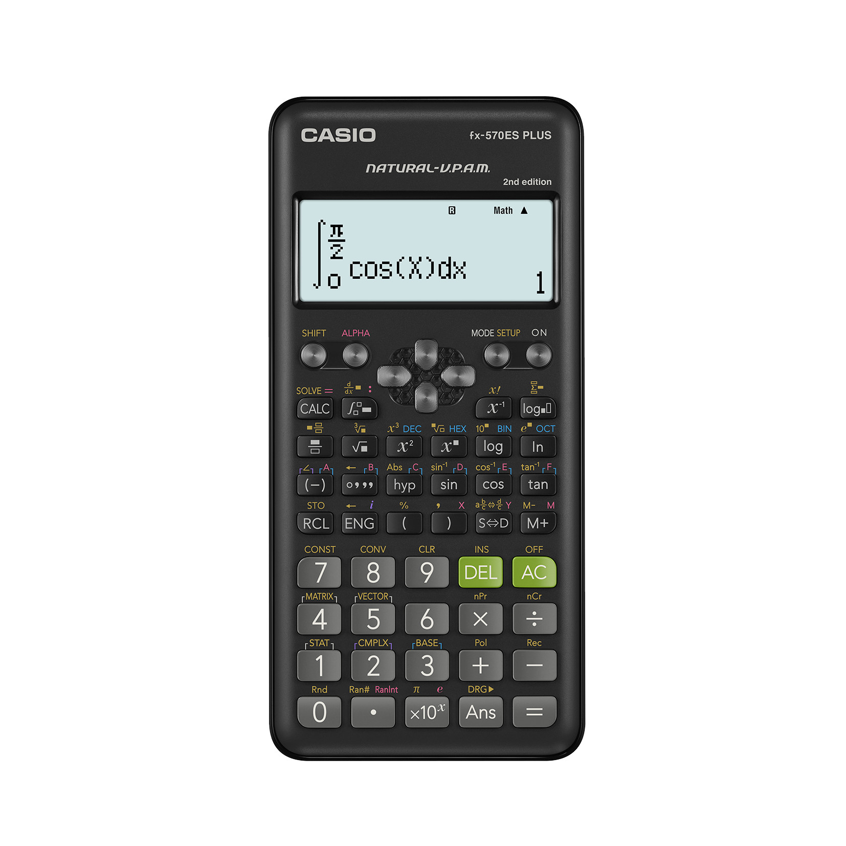 Máy tính Casio FX-570ES Plus chính hãng dành cho học sinh cấp 2, cấp 3
